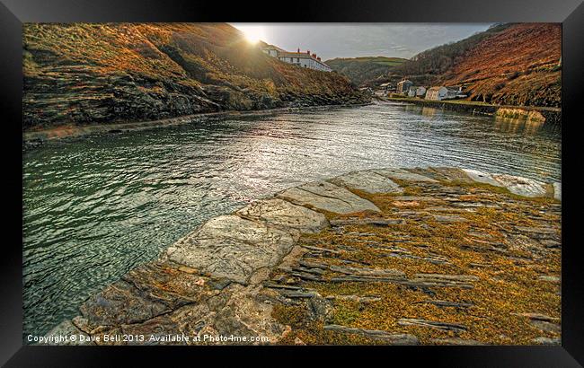 Boscastle Cornwall Framed Print by Dave Bell