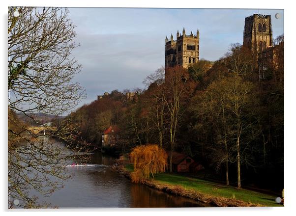 Durham cathedral Acrylic by Richie Fairlamb