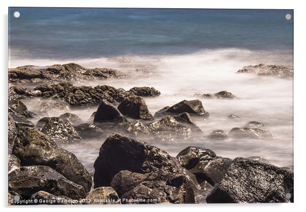 Sea Mist Acrylic by George Davidson