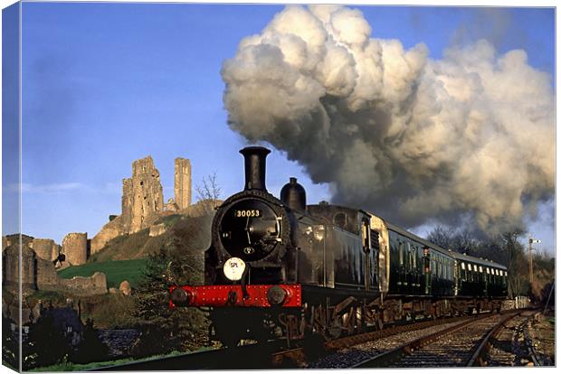 Purbeck local steam train. Canvas Print by Ian Duffield