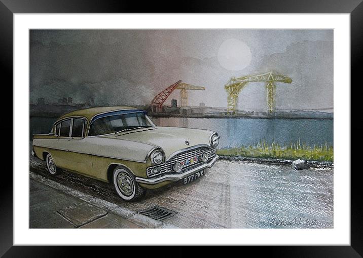 City Lights dont Shine Framed Mounted Print by John Lowerson