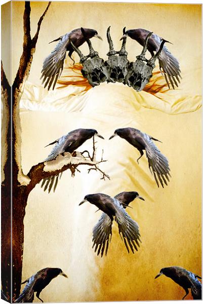 Carrion Canvas Print by Dawn Cox