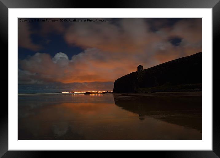 Mussenden Temple Framed Mounted Print by Brian Fullerton