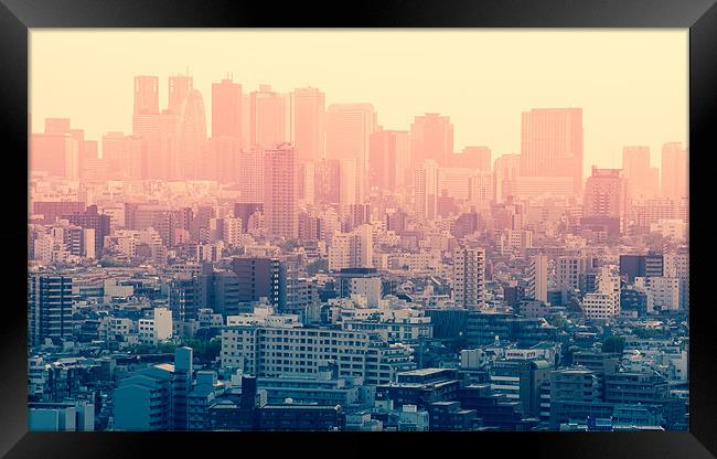 Shinjuku, Tokyo Framed Print by Martin Irwin