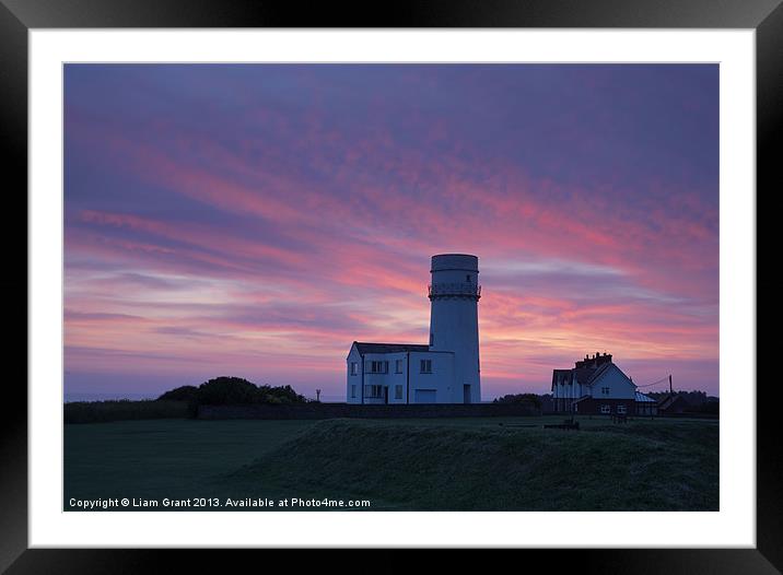 Lighthouse at Dawn, Old Hunstanton, Norfolk Framed Mounted Print by Liam Grant
