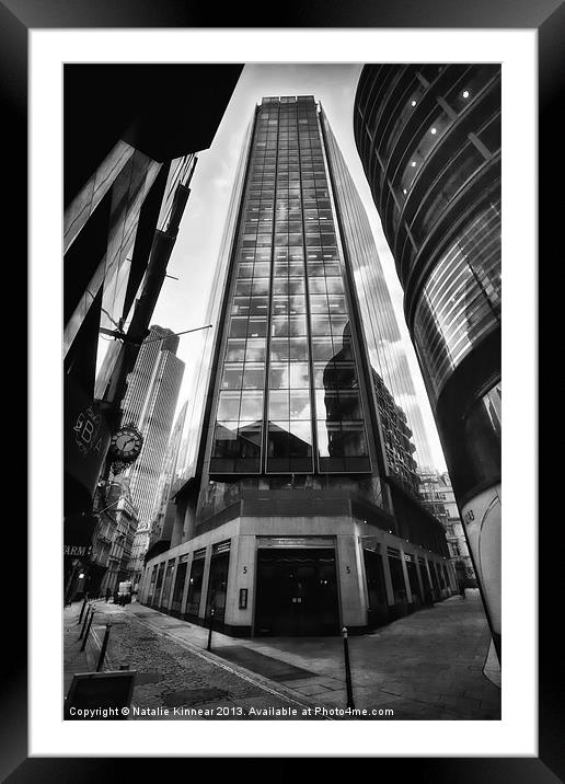 The Exchange Tower - London - England Framed Mounted Print by Natalie Kinnear