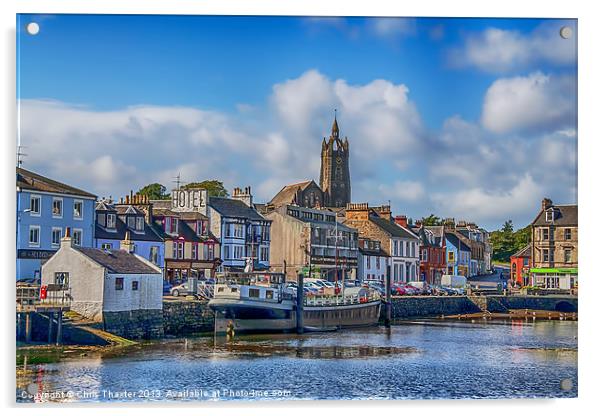 Tarbert 2 -  Loch Fyne Acrylic by Chris Thaxter