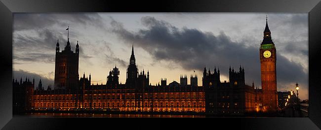 Houses of Parliament, London, U.K. Framed Print by Maria Tzamtzi Photography