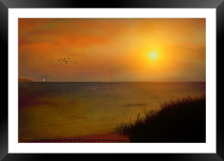 THE JOURNEY BACK HOME Framed Mounted Print by Tom York