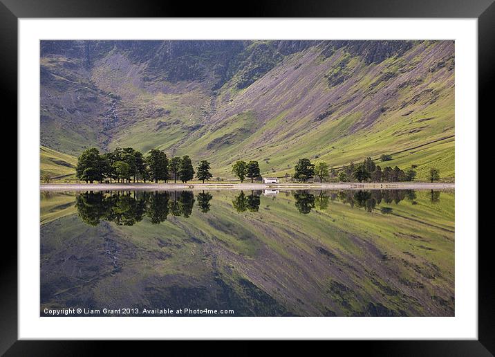 Buttermere, Lake District, Cumbria, UK in Summer Framed Mounted Print by Liam Grant