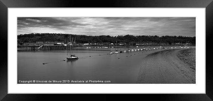 Sailing club parking slots Framed Mounted Print by Vinicios de Moura