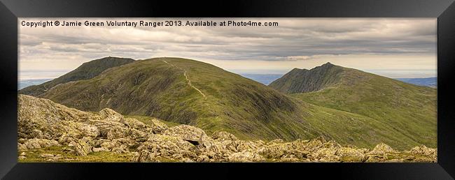 The Coniston Fells Framed Print by Jamie Green