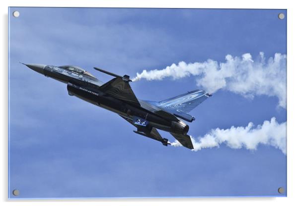 Belgian F16 Acrylic by J Biggadike