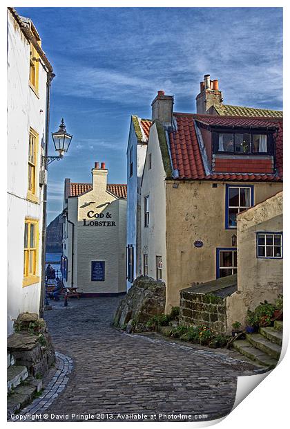 Staithes Print by David Pringle