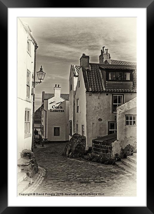 Staithes Framed Mounted Print by David Pringle