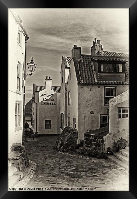 Staithes Framed Print by David Pringle