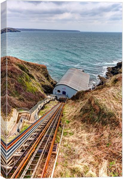 The Lizard Lifeboat Station Cornwall Canvas Print by Mike Gorton