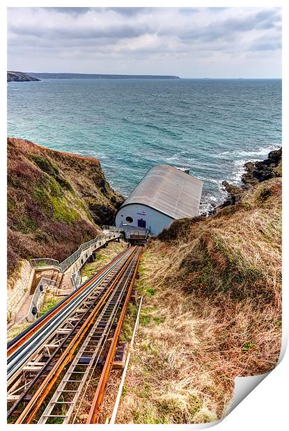The Lizard Lifeboat Station Cornwall Print by Mike Gorton