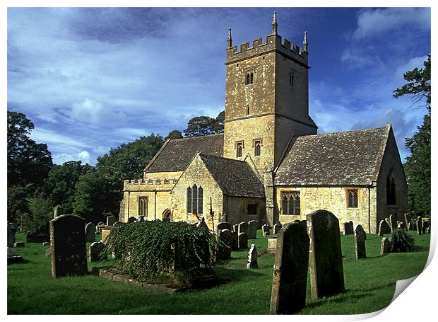 St Eadburghas Print by Ian Duffield