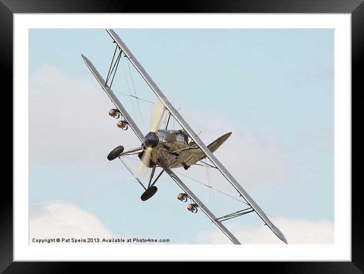 Hawker Hind Framed Mounted Print by Pat Speirs