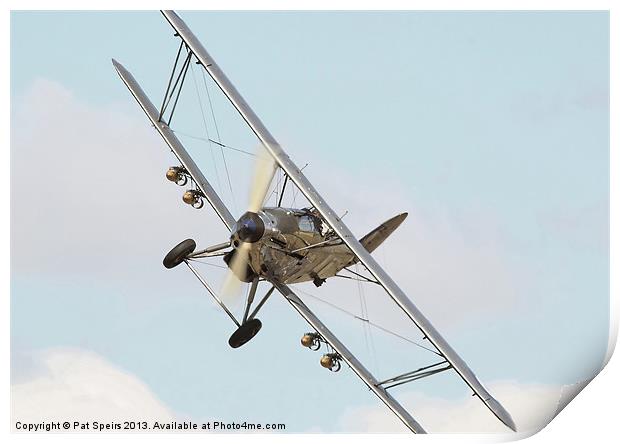 Hawker Hind Print by Pat Speirs