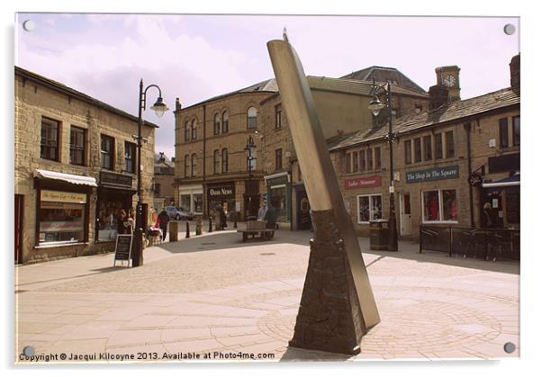 The Fustian Knife Sundial Acrylic by Jacqui Kilcoyne