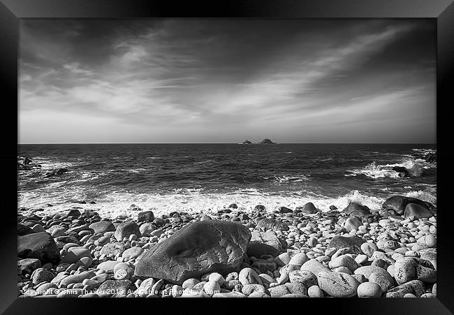Rocky Shore Framed Print by Chris Thaxter