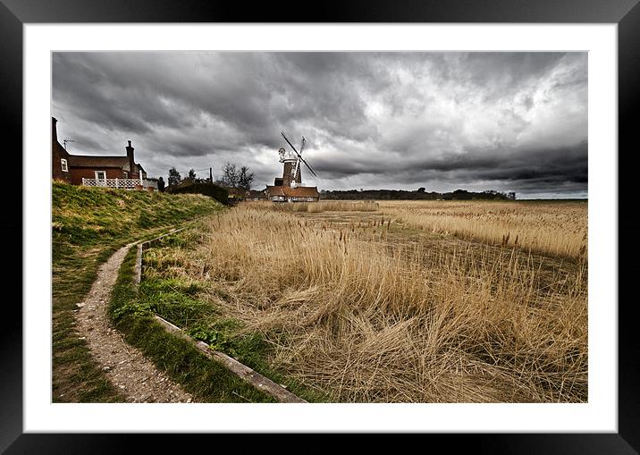 Path to Cley Framed Mounted Print by Paul Macro