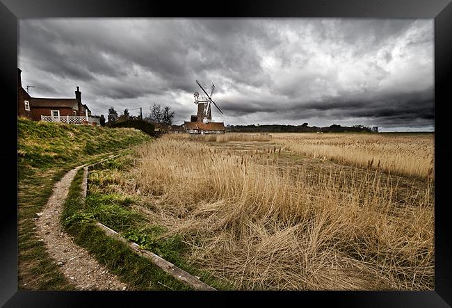 Path to Cley Framed Print by Paul Macro