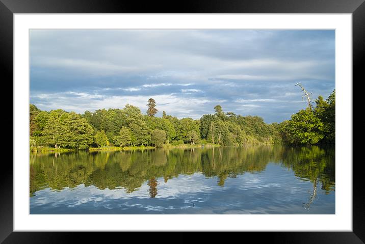 Old Bury Hill Lake Dorking Framed Mounted Print by Clive Eariss