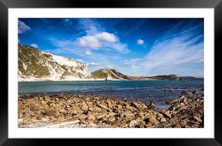 Mupe and Worbarrow Bays Framed Mounted Print by Phil Wareham
