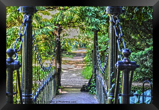 Over The Bridge Framed Print by Ade Robbins
