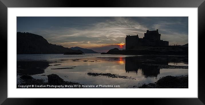Eilean Donan Castle, Scotland Framed Mounted Print by Creative Photography Wales