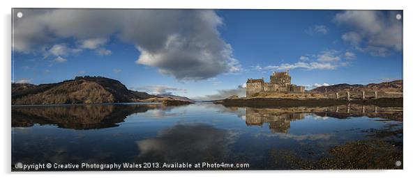 Eilean Donan Castle, Scotland Acrylic by Creative Photography Wales