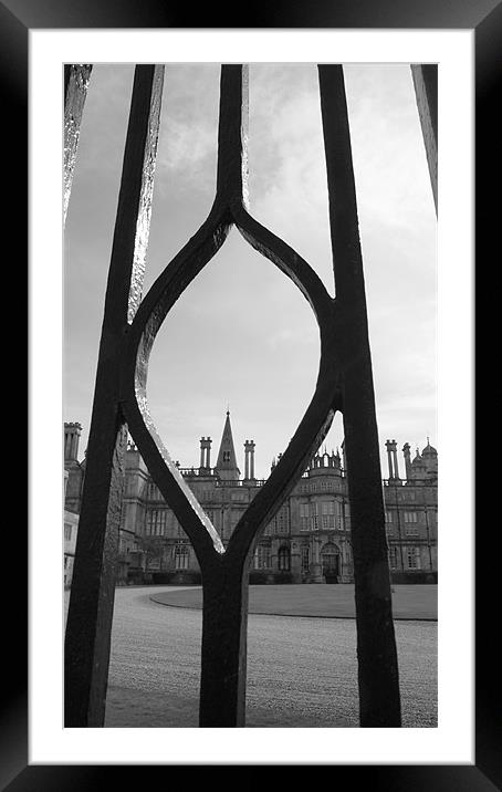 burghley house Framed Mounted Print by Daniel Carr