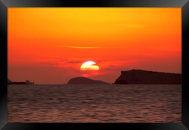 Ibiza Sunset Framed Print by Sam Smith