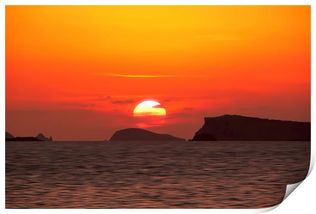 Ibiza Sunset Print by Sam Smith