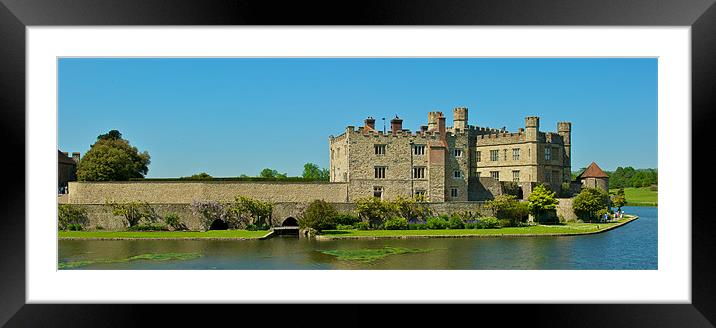 LEEDS CASTLE Framed Mounted Print by Terry Luckings