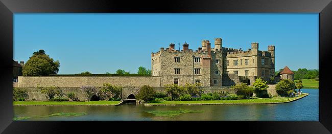 LEEDS CASTLE Framed Print by Terry Luckings