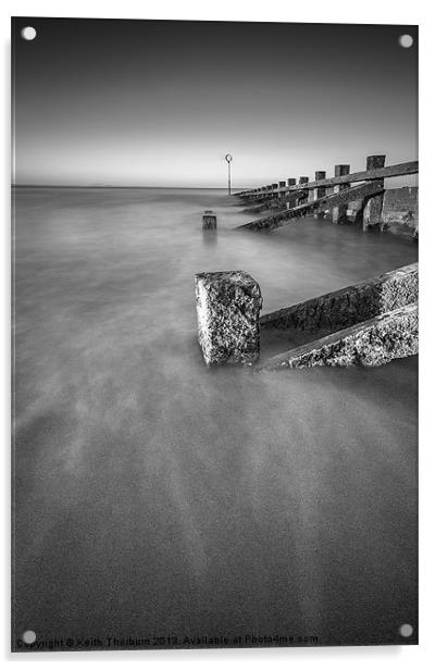 Portobello Beach Acrylic by Keith Thorburn EFIAP/b