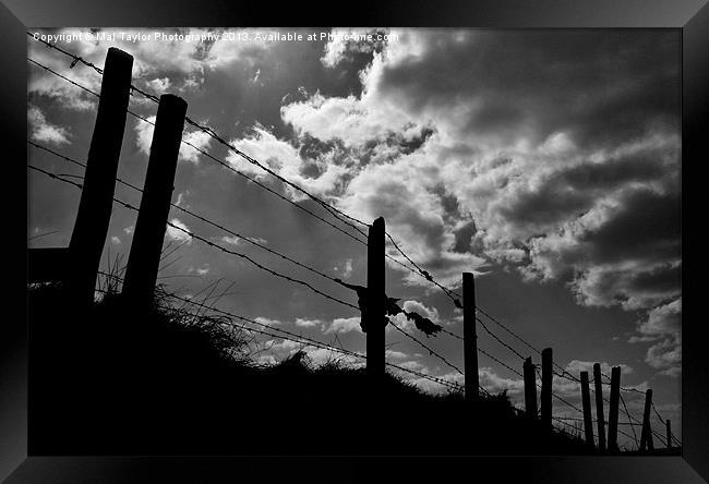 LOOMING IN THE GLOOM Framed Print by Mal Taylor Photography