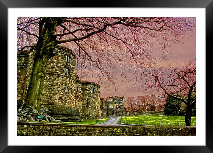 At the Castle Walls Framed Mounted Print by Ade Robbins