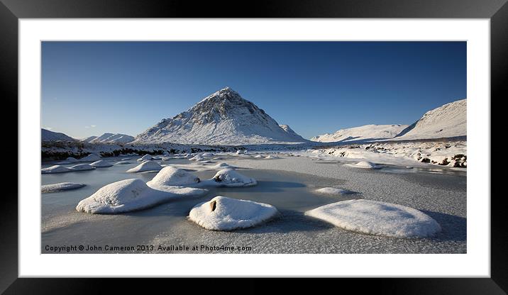 Buachaille_Etive_Mòr. Framed Mounted Print by John Cameron