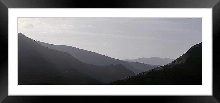 Nantlle valley Framed Mounted Print by Kevin OBrian