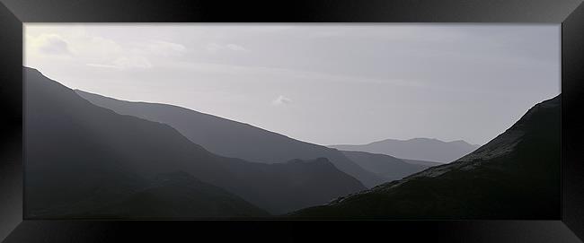Nantlle valley Framed Print by Kevin OBrian