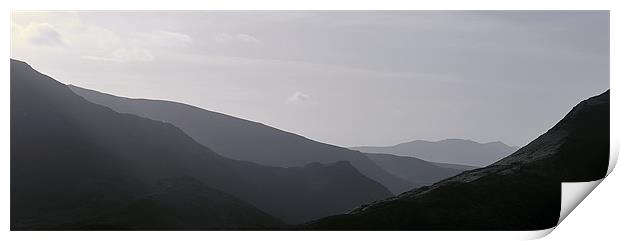 Nantlle valley Print by Kevin OBrian