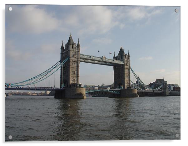 Tower Bridge Acrylic by Dave Parkin