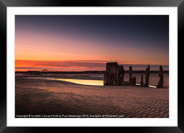West Coast Sunset Framed Mounted Print by Paul Messenger