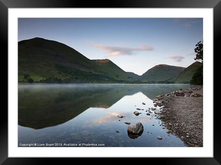 Brothers Water and Kirkstone Pass. Lake District,  Framed Mounted Print by Liam Grant