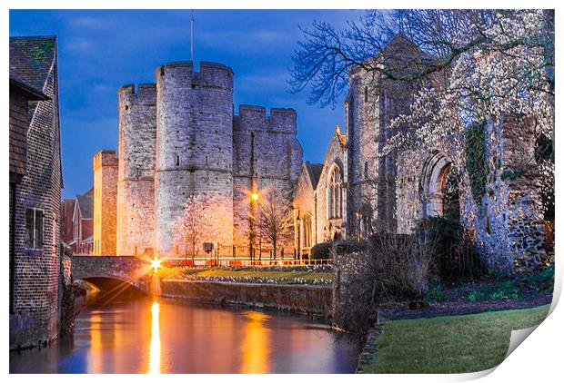Westgate Towers at Night Print by Ian Hufton